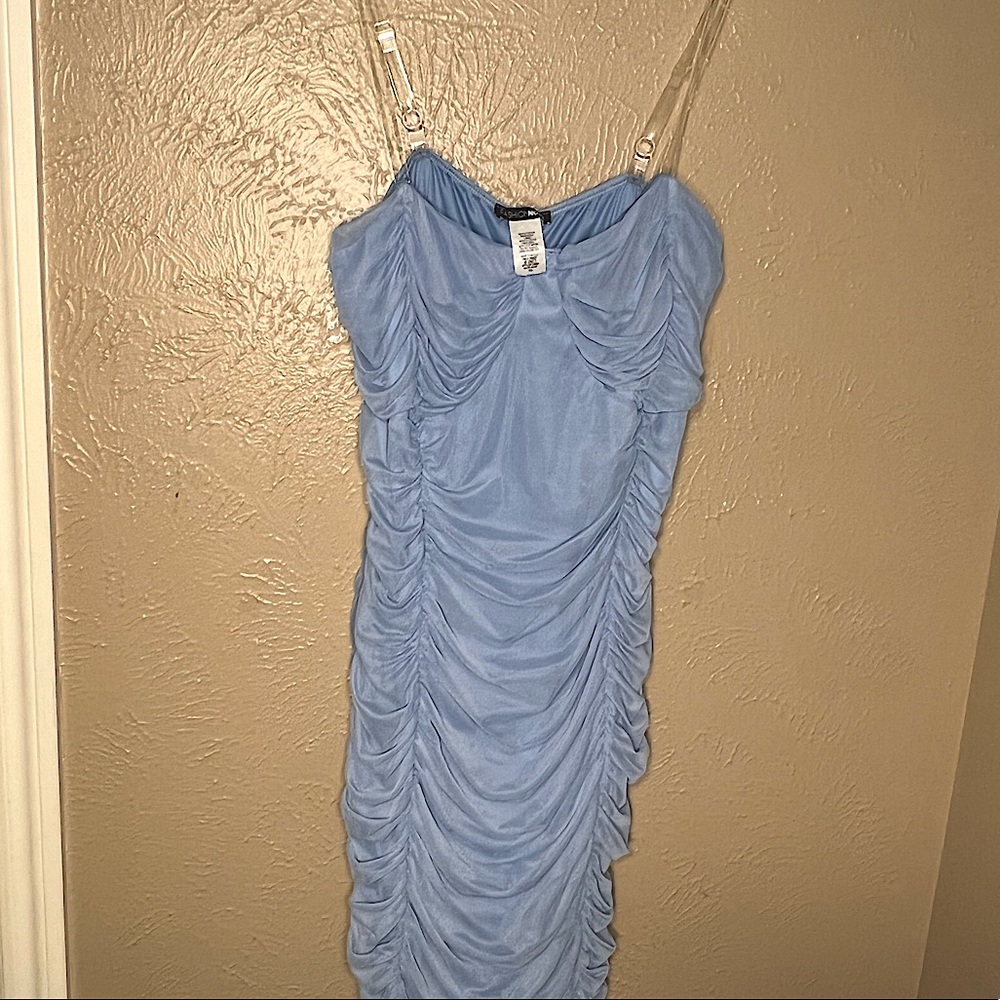 Blue fashion nova dress